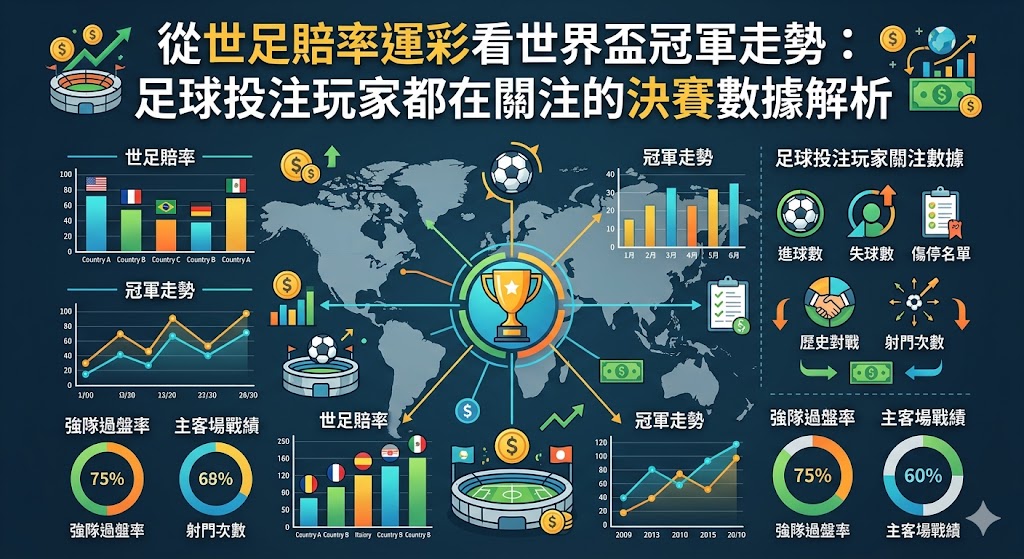從世足賠率運彩看世界盃冠軍走勢