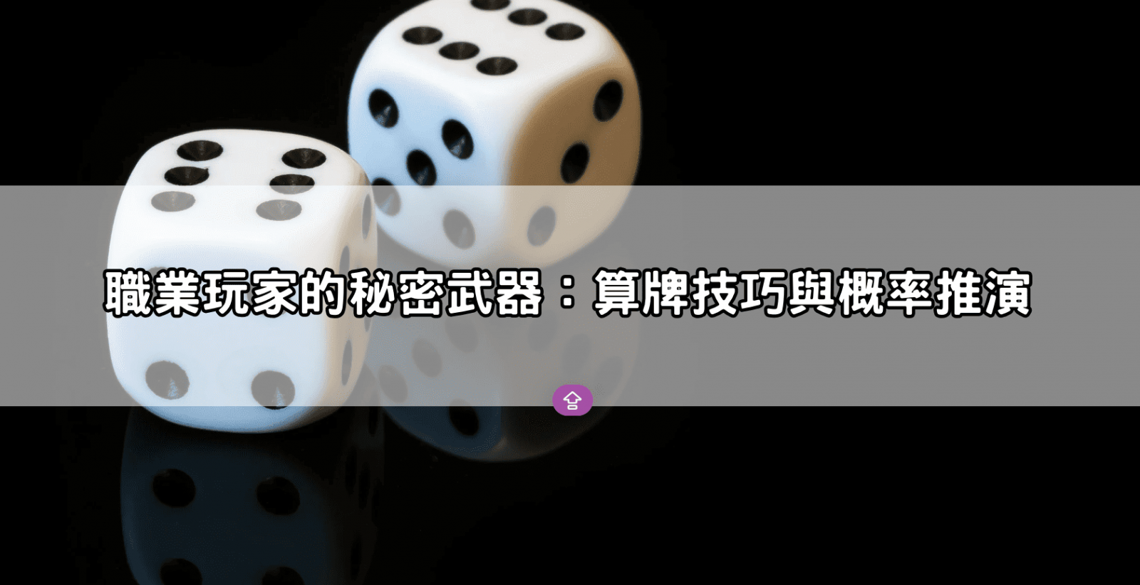 職業玩家的秘密武器:算牌技巧與概率推演